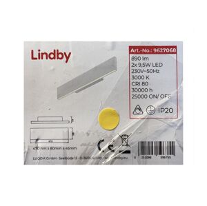 Lindby Lindby - LED Nástenné svietidlo IGNAZIA 2xLED/9,5W/230V