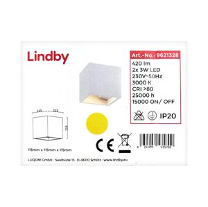 Lindby Lindby - LED nástenné svietidlo KAY 2xLED/3W/230V