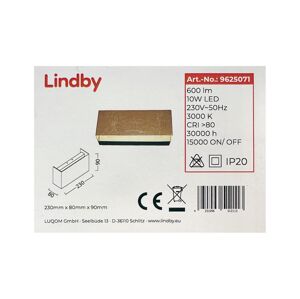 Lindby Lindby - LED Nástenné svietidlo QUENTIN LED/10W/230V