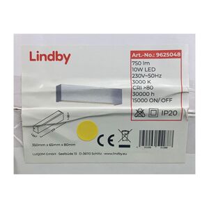 Lindby Lindby - LED Nástenné svietidlo RANIK LED/10W/230V