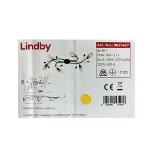 Lindby Lindby - LED Prisadený luster STEFANIA 6xE14/4,5W/230V