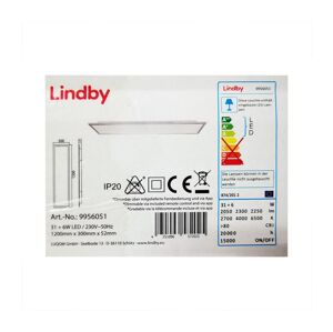 Lindby Lindby - LED RGB Stmievateľné stropné svietidlo KJETIL LED/37W/230V Wi-Fi Tuya +DO