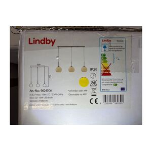 Lindby Lindby - LED RGBW Stmievateľný luster na lanku MORRIGAN 3xE27/10W/230V Wi-Fi Tuya