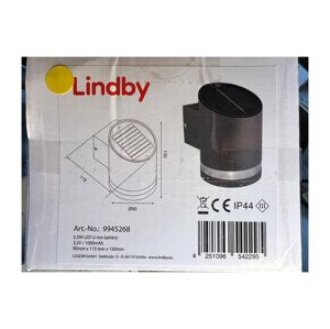 Lindby Lindby - LED Solárne nástenné svietidlo MELINDA LED/0,5W/3,7V IP44