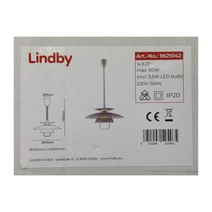 Lindby Lindby - LED Sťahovací luster NADIJA 1xE27/5,5W/230V