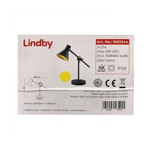 Lindby Lindby - LED Stmievateľná stolná lampa ZERA 1xE14/5W/230V