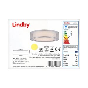 Lindby Lindby - LED Stmievateľné stropné svietidlo AMON 3xLED/12W/230V