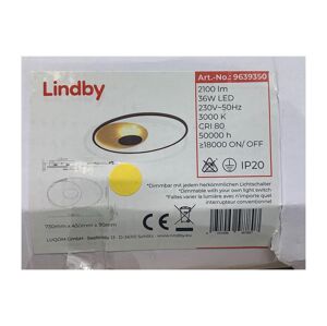 Lindby Lindby - LED Stmievateľné stropné svietidlo FEIVAL LED/36W/230V