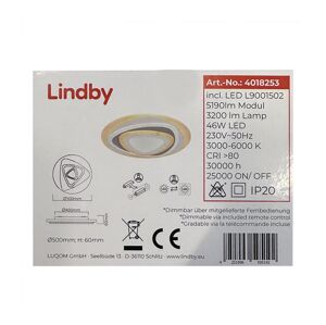 Lindby Lindby - LED Stmievateľné stropné svietidlo REBEKA LED/46W/230V + DO
