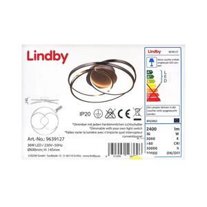 Lindby Lindby - LED Stmievateľné stropné svietidlo RONKA LED/36W/230V