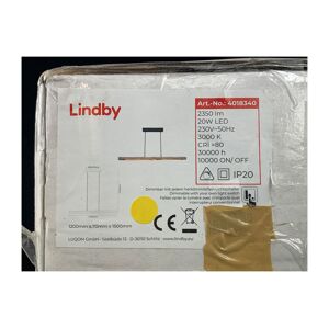 Lindby Lindby - LED Stmievateľný luster na lanku NEKALA LED/25W/230V