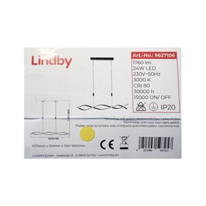 Lindby Lindby - LED Stmievateľný luster na lanku WELINA LED/24W/230V