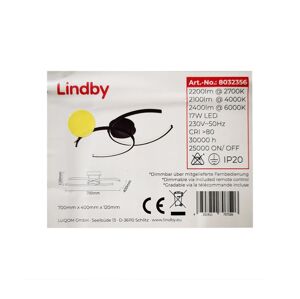 Lindby Lindby - LED Stmievateľný prisadený luster CIRLIO LED/17W/230V 2700-6000K + DO