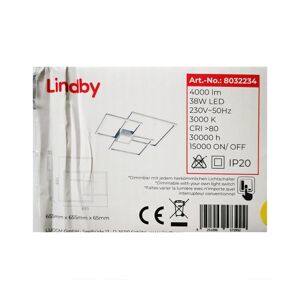 Lindby Lindby - LED Stmievateľný prisadený luster DUETTO LED/38W/230V