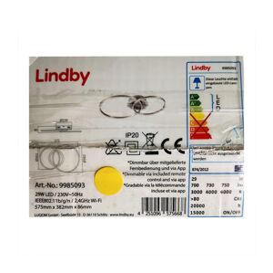 Lindby Lindby - LED Stmievateľný prisadený luster EDICA SMART LED/29W/230V Wi-Fi + DO