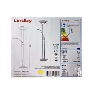 Lindby Lindby - LED Stojacia lampa DIMITRA LED/20W/230V + LED/5W/230V