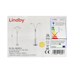 Lindby Lindby - LED Stojacia lampa ELAINA 2xE14/4W/230V