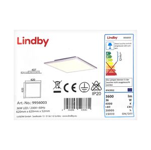 Lindby Lindby - LED Stropné svietidlo LIVEL LED/36W/230V