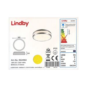 Lindby Lindby - LED Stropné svietidlo NELIA LED/18W/230V