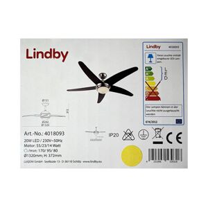 Lindby Lindby - LED Stropné svietidlo s látorom ANNEKA LED/20W/230V