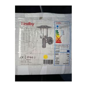 Lindby Lindby - LED Vonkajšia nástenná lampa so senzorom GREGORY LED/5W/230V IP44