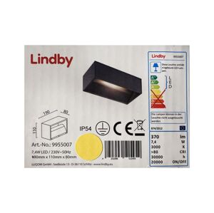 Lindby Lindby - LED Vonkajšie nástenné svietidlo KJELLA LED/7,4W/230V IP54