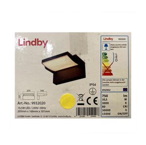 Lindby Lindby - LED Vonkajšie nástenné svietidlo SHERIN LED/10,5W/230V IP54