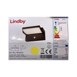 Lindby Lindby - LED Vonkajšie nástenné svietidlo SHERIN LED/10,8W/230V IP54