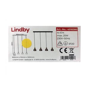 Lindby Lindby - Luster na lanku ANIOL 4xE14/25W/230V