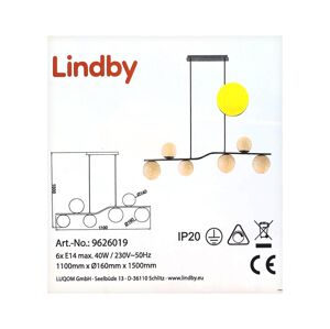 Lindby Lindby - Luster na lanku AVALYN 6xE14/40W/230V