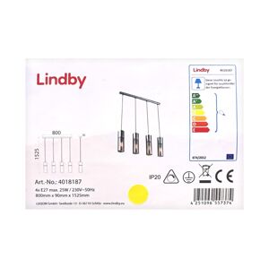 Lindby Lindby - Luster na lanku ELEEN 4xE27/25W/230V