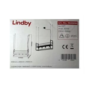Lindby Lindby - Luster na lanku GRISELA 4xE27/60W/230V