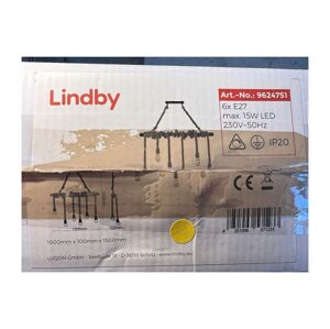 Lindby Lindby - Luster na lanku HAJO 6xE27/15W/230V