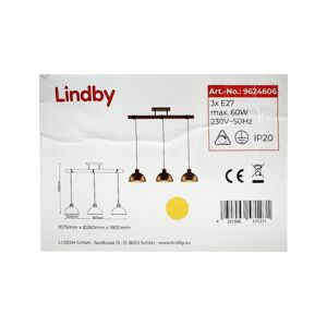 Lindby Lindby - Luster na lanku HOLGAR 3x/E27/230V