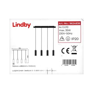 Lindby Lindby - Luster na lanku JOFFREY 4xGU10/35W/230V