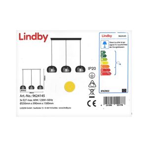 Lindby Lindby - Luster na lanku JUSRA 3xE27/60W/230V