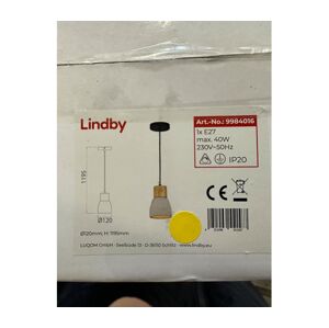 Lindby Lindby - Luster na lanku MARGOT 1xE27/40W/230V
