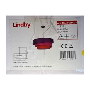 Lindby Lindby - Luster na lanku MELIA 3xE27/60W/230V