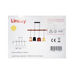 Lindby Lindby - Luster na lanku MOSCOW 4xE27/60W/230V