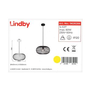 Lindby Lindby - Luster na lanku NAHELE 1xE27/60W/230V