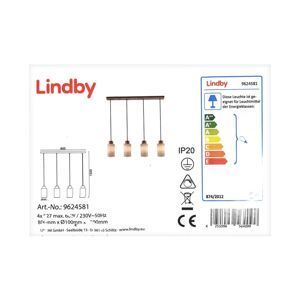 Lindby Lindby - Luster na lanku NICUS 4xE27/60W/230V