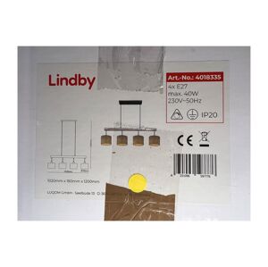 Lindby Lindby - Luster na lanku SCAVI 4xE27/40W/230V