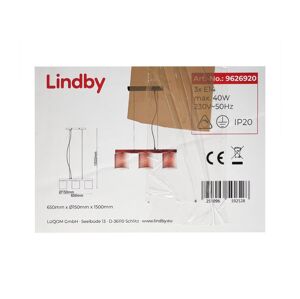 Lindby Lindby - Stmievateľný luster na lanku THALINE 3xE14/40W/230V