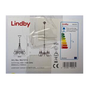 Lindby Lindby - Luster na reťazi MARNIA 5xE14/40W/230V