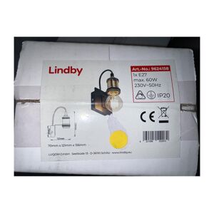 Lindby Lindby - Nástenná lampa AURELLA 1xE27/60W/230V