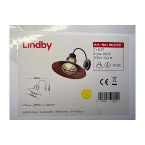 Lindby Lindby - Nástenná lampa LOUISANNE 1xE27/60W/230V