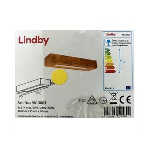 Lindby Lindby - Nástenné svietidlo EMINA 2xE14/40W/230V