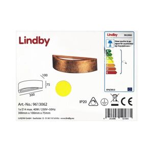 Lindby Lindby - Nástenné svietidlo JASIN 1xE14/40W/230V