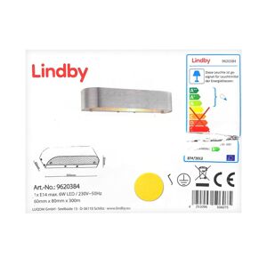 Lindby Lindby - Nástenné svietidlo NIKA 1xE14/6W/230V