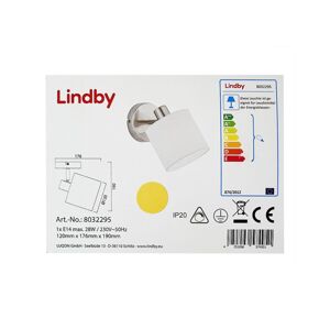 Lindby Lindby - Nástenné svietidlo STANNIS 1xE14/28W/230V